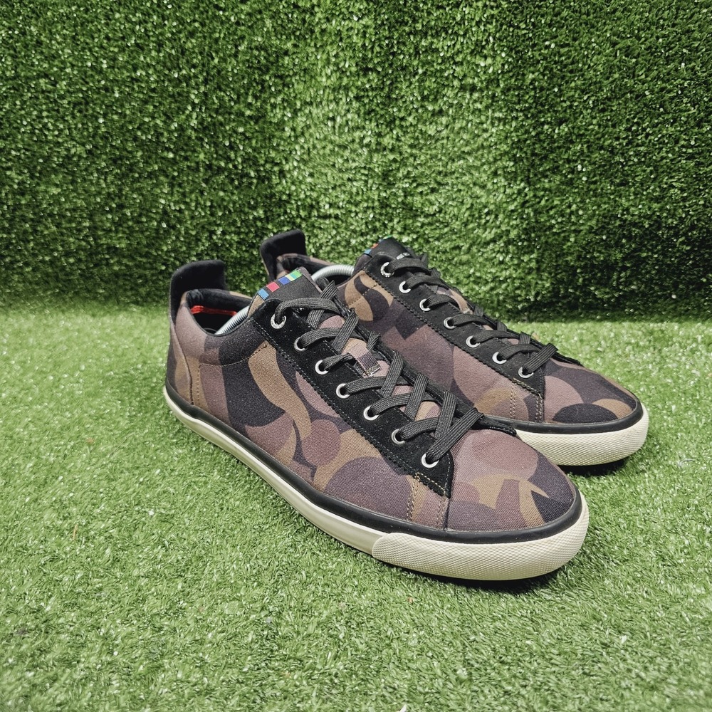PS Paul Smith Camo Canvas Low Top Casual Sneakers Mens Size US 11